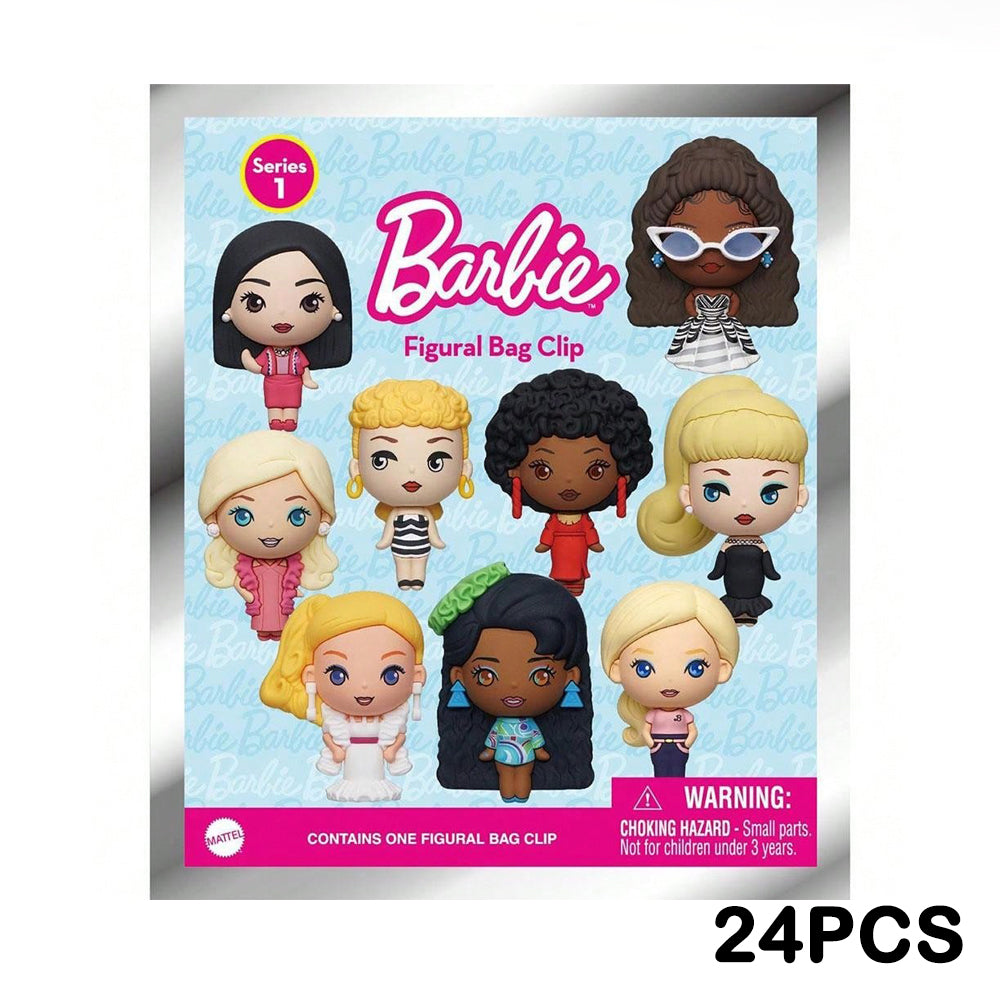 Barbie Series 1 Blind Box 3D Foam Bag Clip Collectible Keychain