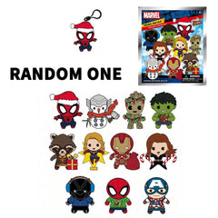 Marvel Seasonal Holiday Collection Blind Box 3D Foam Bag Clip Collectible Keychain