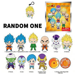 Dragon Ball Super Series 2 Blind Box 3D Foam Bag Clip Collectible Keychain