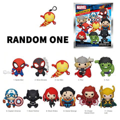 Marvel Series 10 Blind Box 3D Foam Bag Clip Collectible Keychain