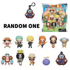 ONE PIECE Series 3 Blind Box 3D Foam Bag Clip Collectible Keychain