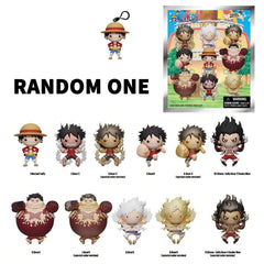 ONE PIECE Series 4 Blind Box 3D Foam Bag Clip Collectible Keychain