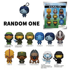 HALO Series 1 Blind Box 3D Foam Bag Clip Collectible Keychain