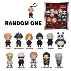 Jujutsu Kaisen Series 1 Blind Box 3D Foam Bag Clip Collectible Keychain