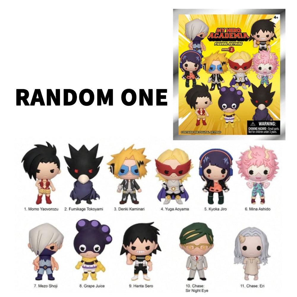 My Hero Academia Series 5 Blind Box 3D Foam Bag Clip Collectible Keychain