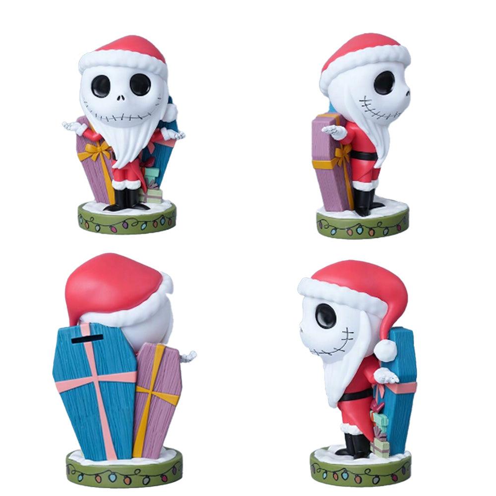 Disney The Nightmare Before Christmas Santa Claus 9.25" PVC Bank | Santa Claus Coin Bank for Halloween & Gifts