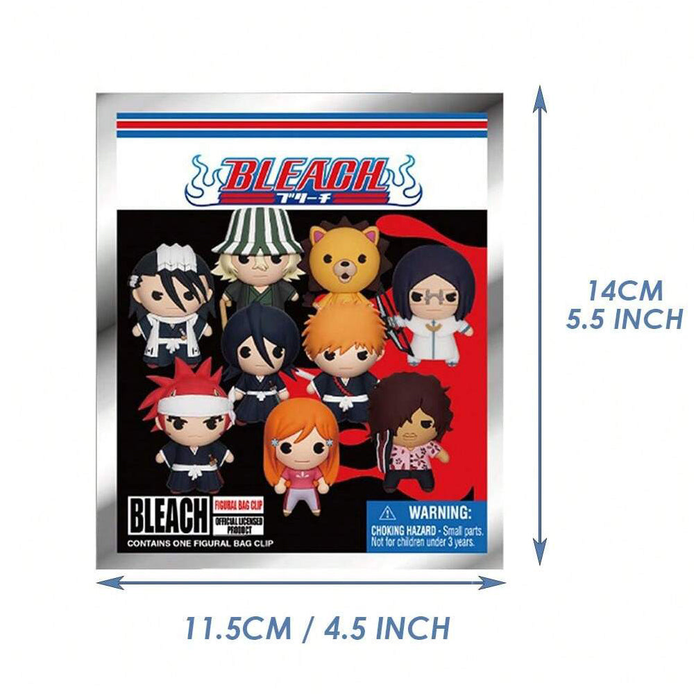 BLEACH Series Blind Box 3D Foam Bag Clip Collectible Keychain