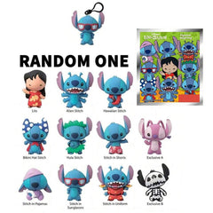 Disney Lilo&Stitch Series 1 Blind Box 3D Foam Bag Clip Collectible Keychain