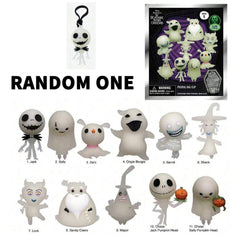 Disney The Nightmare Before Christmas Series 8 Blind Box 3D Foam Bag Clip Collectible Keychain