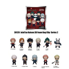 Jujutsu Kaisen Series 2 Blind Box 3D Foam Bag Clip Collectible Keychain