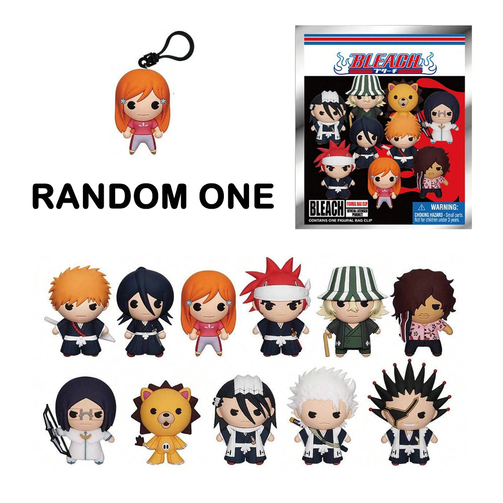 BLEACH Series Blind Box 3D Foam Bag Clip Collectible Keychain