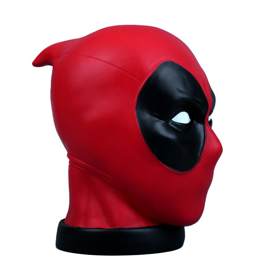 Marvel Heroes Deadpool Head 9.84" Bank | Deadpool Head Coin Bank for Marvel Fans