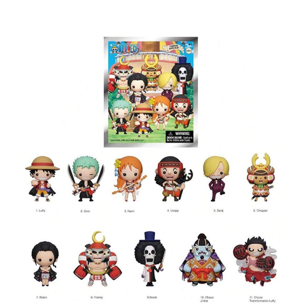 ONE PIECE Series 2 Blind Box 3D Foam Bag Clip Collectible Keychain