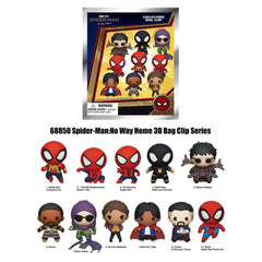 Marvel Spider-Man Blind Box 3D Foam Bag Clip Collectible Keychain