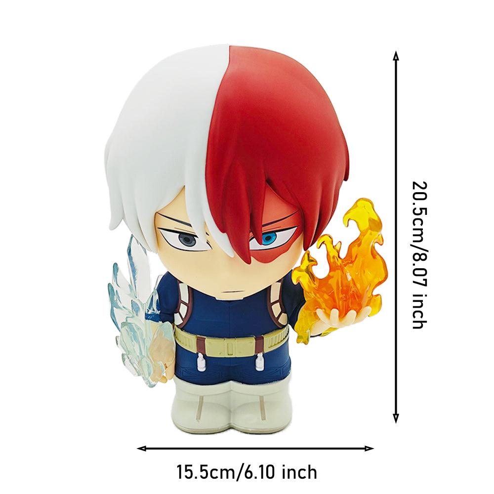 My Hero Academia Todoroki 8.07" PVC Figural Bank | Coin Bank for Anime Collectors Decor Gift