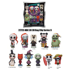 Disney The Nightmare Before Christmas Series 9 Blind Box 3D Foam Bag Clip Collectible Keychain