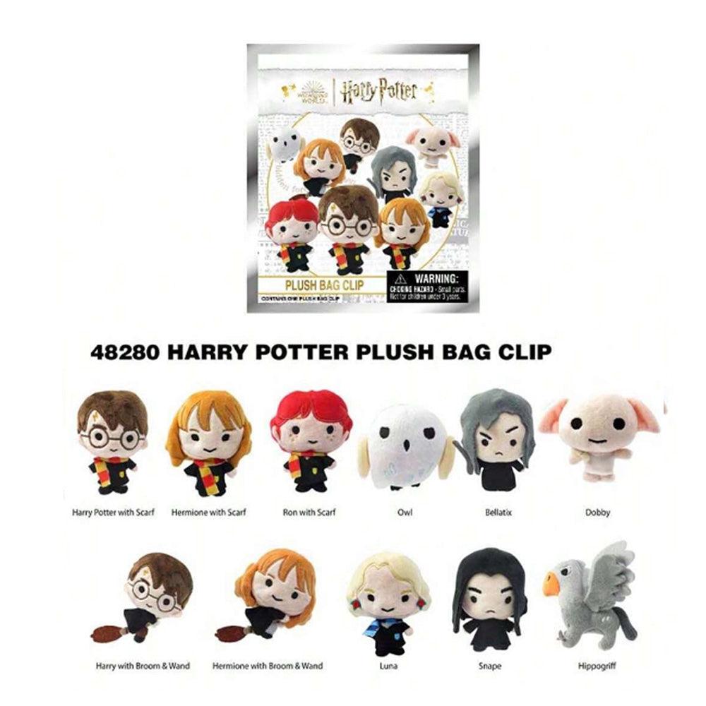 Harry Potter Plush Version Series Blind Box 3D Bag Clip Collectible Keychain