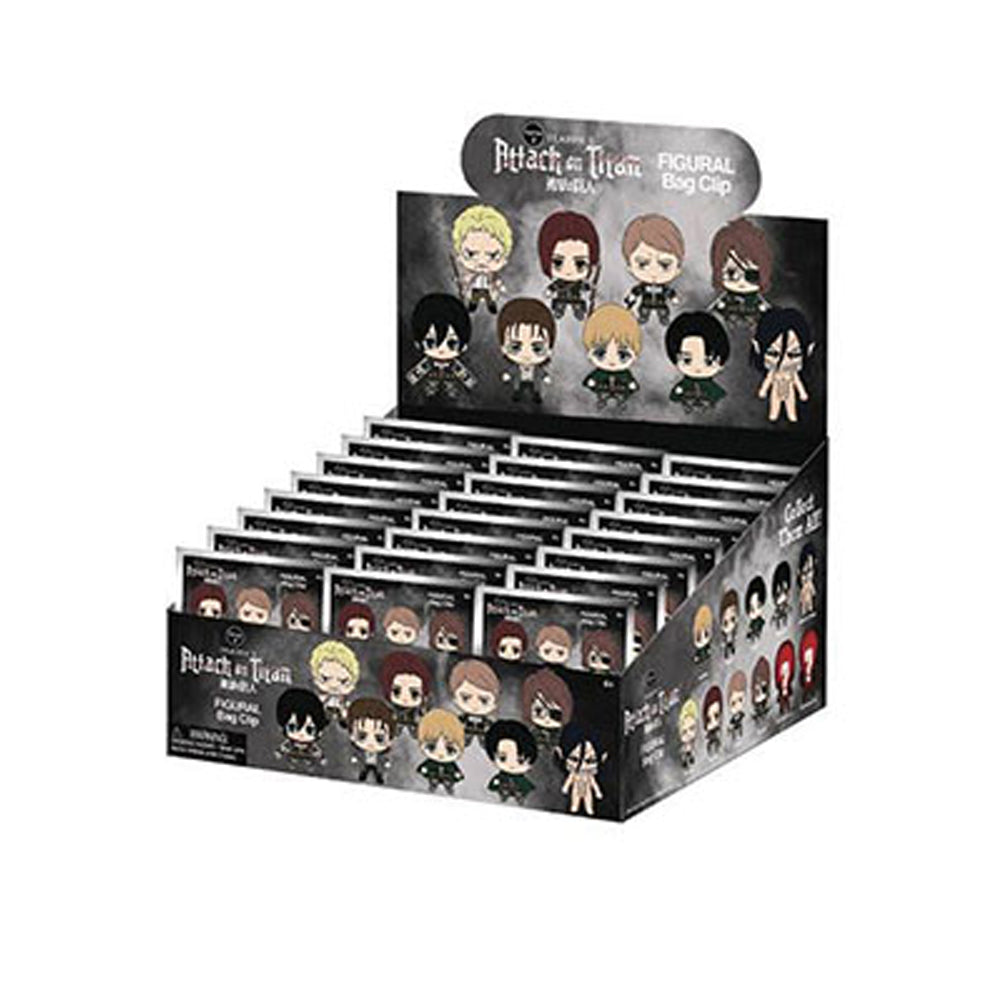 Attack on Titan Series 2 Blind Box 3D Foam Bag Clip Collectible Keychain