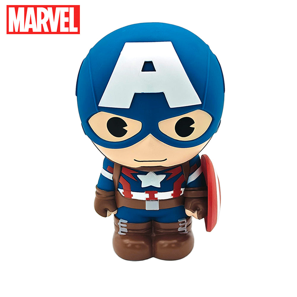 Marvel Captain America 8.66" PVC Figural Bank | Captain America Coin Bank for Marvel Fans