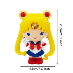 Sailor Moon 9.05" PVC Bank | Sailor Moon Coin Bank for Anime Fans