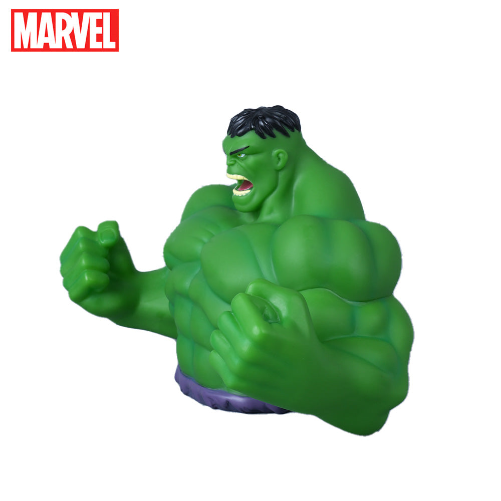 Marvel Avengers Bust Hulk 7.8" PVC Bank | Hulk Coin Bank for Home Decor & Gifts