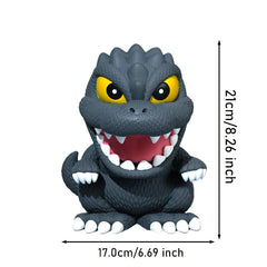 Godzilla 8.26" PVC Figural Bank | Godzilla Coin Bank for Fans & Collectors