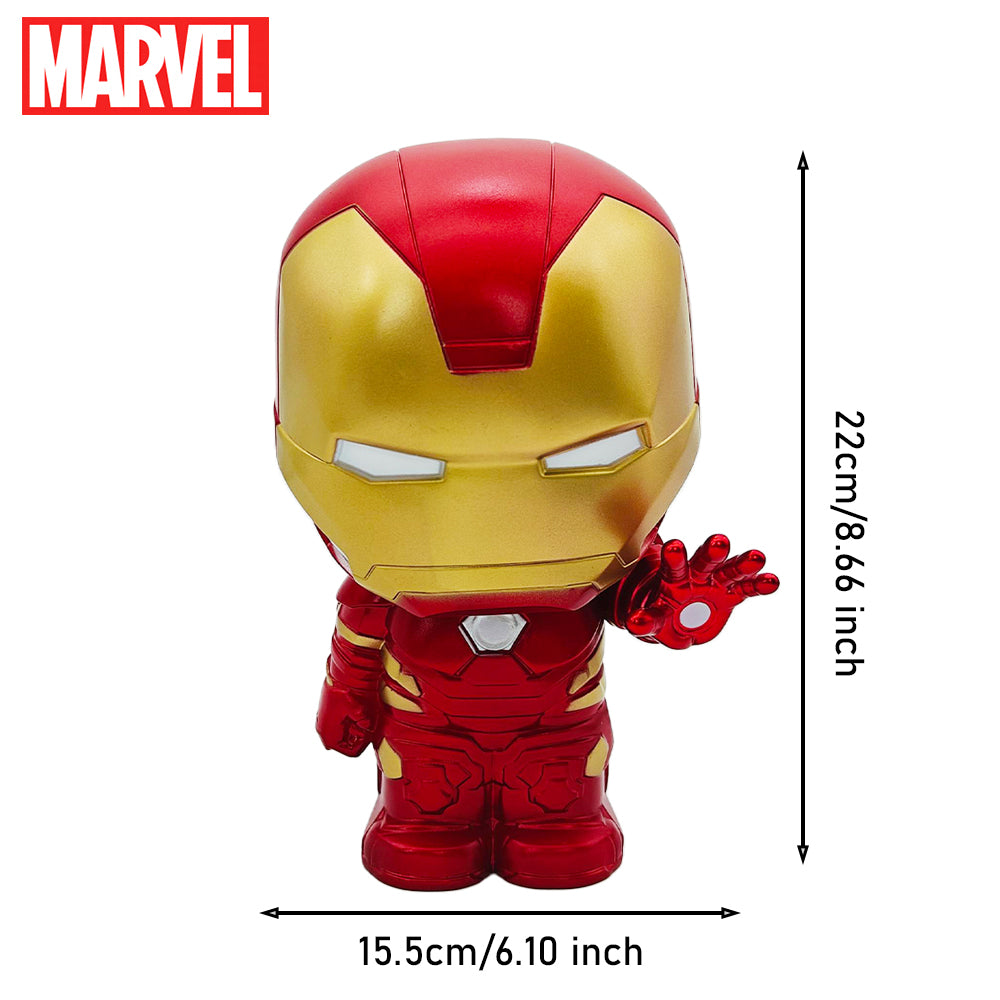 Marvel Iron Man 8.66" PVC Figural Bank | Coin Bank Collectible Gift for Marvel Fans