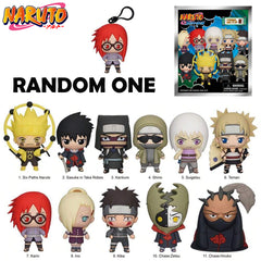 Naruto Series 4 Blind Box 3D Foam Bag Clip Keychain