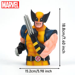 Marvel Wolverine 7.4" PVC Figural Bank | Wolverine Coin Bank for Marvel Fans