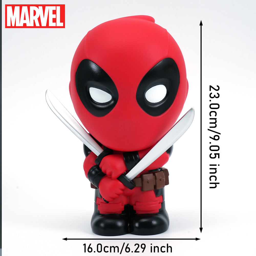 Marvel Deadpool 9.05" Figural Bank | Deadpool Coin Bank for Marvel Fans