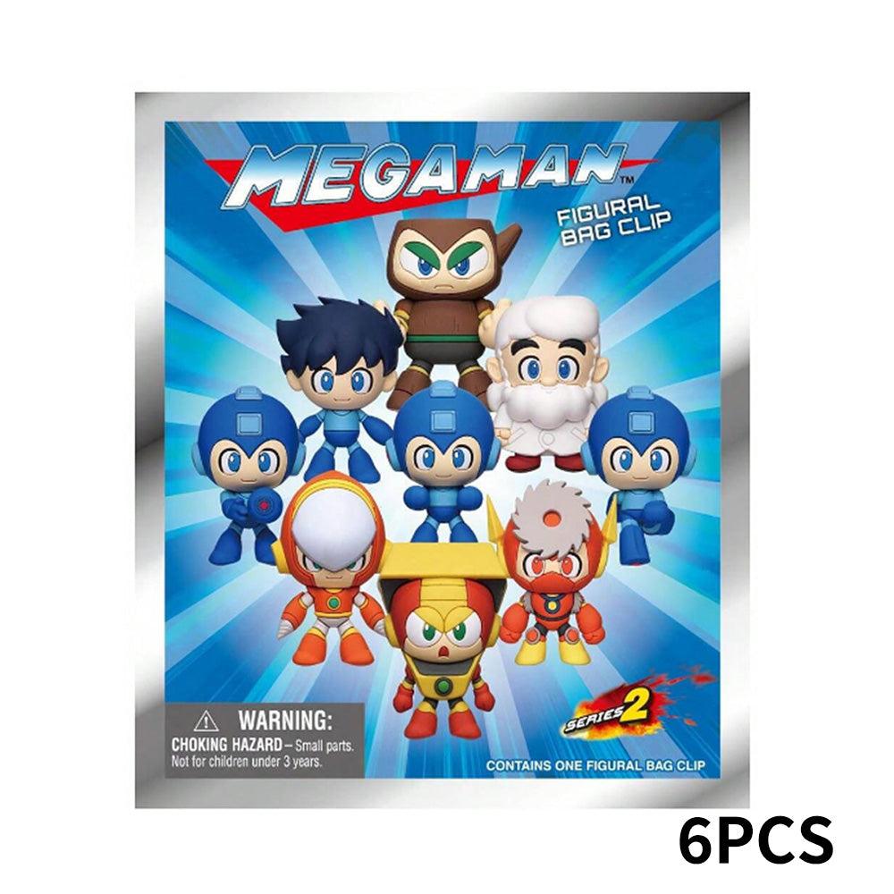 Mega Man Series 2 Blind Box 3D Foam Bag Clip Collectible Keychain