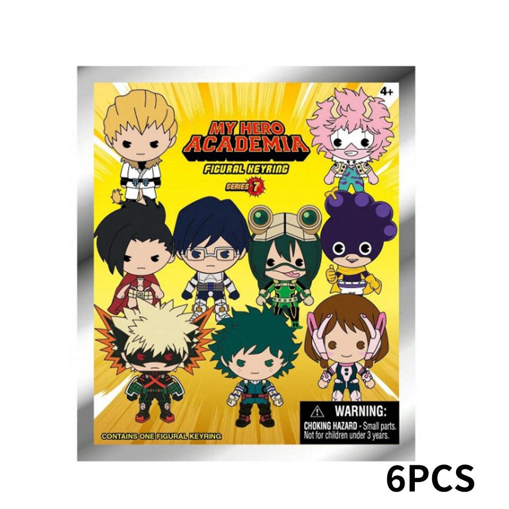 My Hero Academia Series 7 Blind Box 3D Foam Bag Clip Collectible Keychain