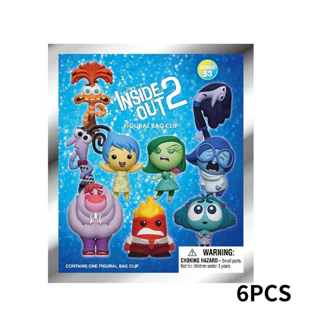 Disney Inside Out 2 Series Blind Box 3D Foam Bag Clip Collectible Keychain