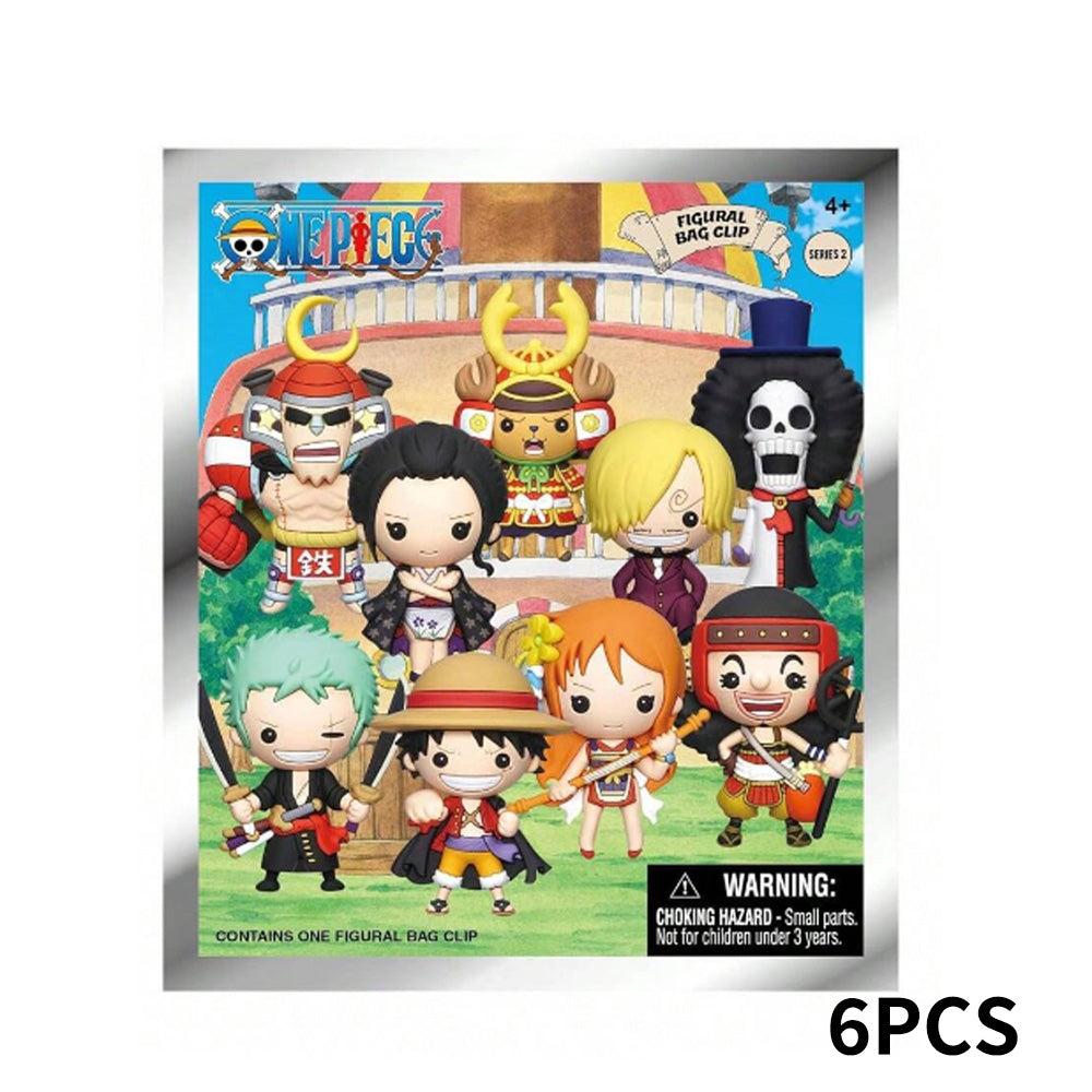 ONE PIECE Series 2 Blind Box 3D Foam Bag Clip Collectible Keychain