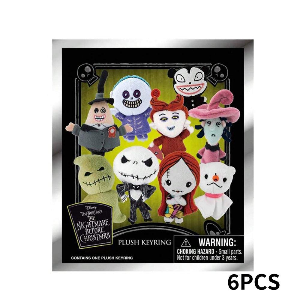 Disney The Nightmare Before Christmas Plush Version Series Blind Box 3D Bag Clip Collectible Keychain