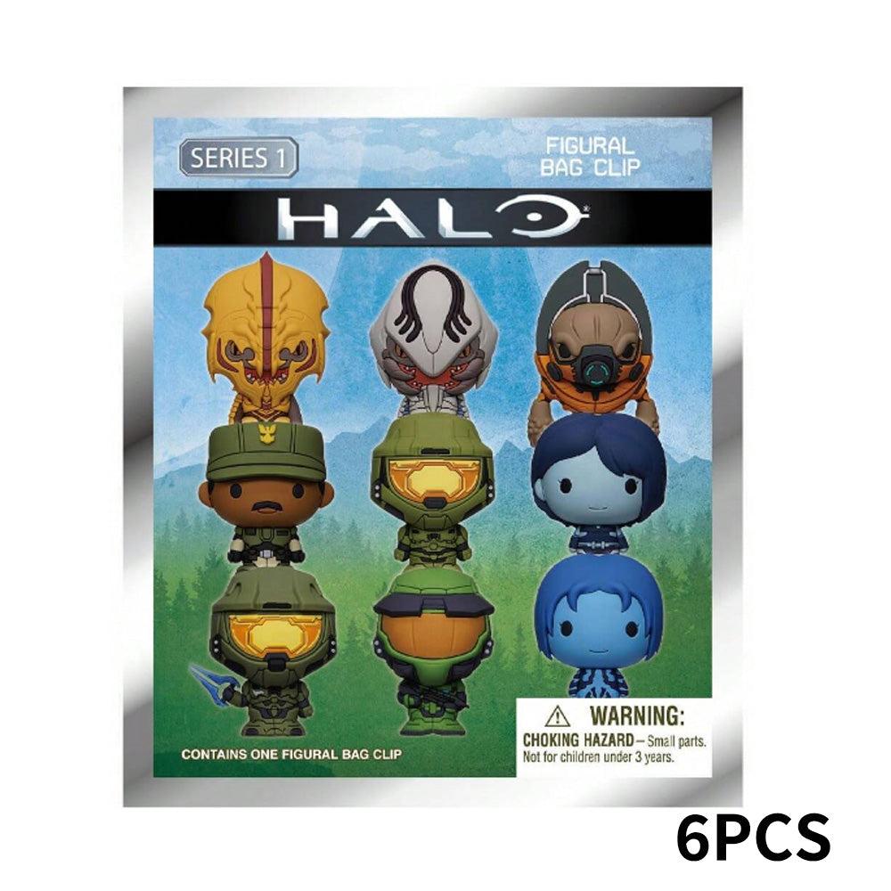 HALO Series 1 Blind Box 3D Foam Bag Clip Collectible Keychain