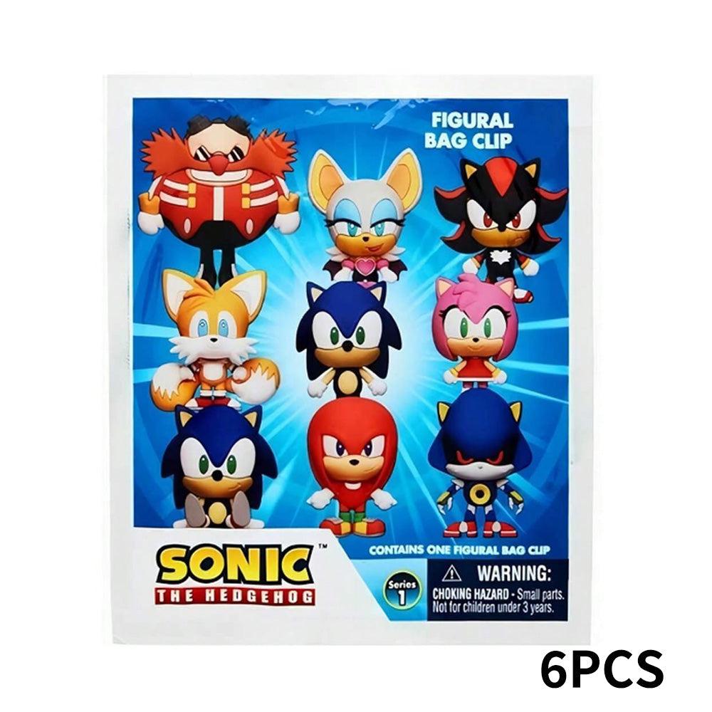 Sonic the Hedgehog Series 1 Blind Box 3D Foam Bag Clip Collectible Keychain