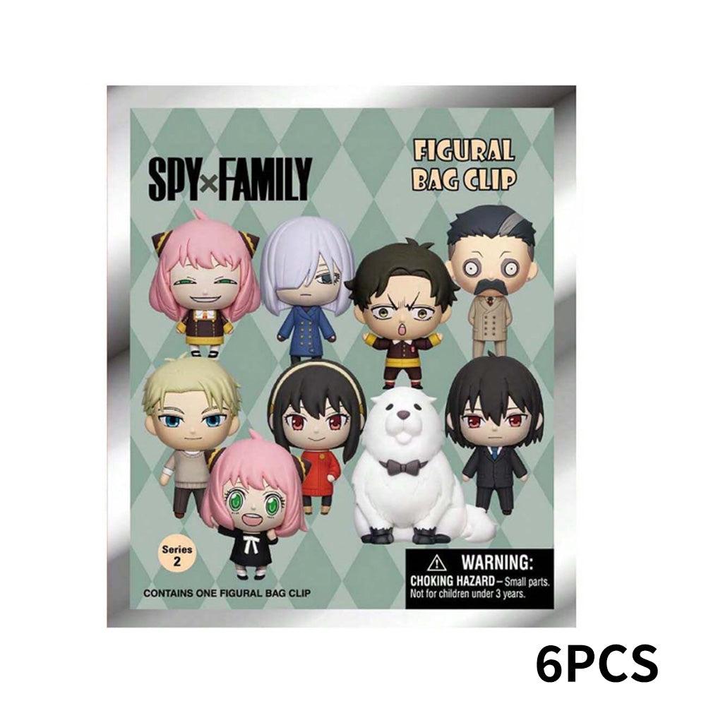 Spy x Family Series 2 Blind Box 3D Foam Bag Clip Collectible Keychain