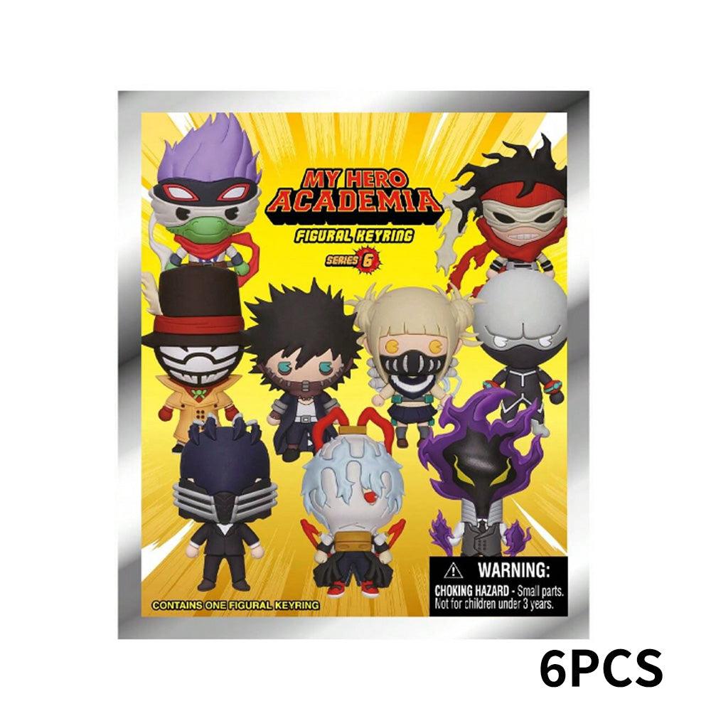 My Hero Academia Series 6 Blind Box 3D Foam Bag Clip Collectible Keychain