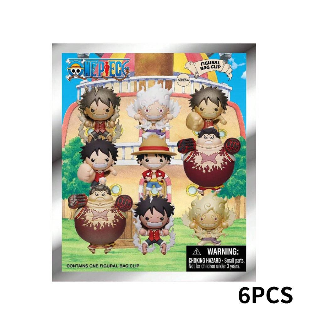 ONE PIECE Series 4 Blind Box 3D Foam Bag Clip Collectible Keychain