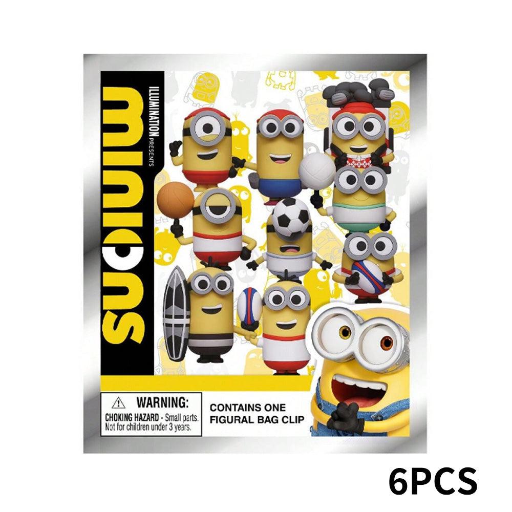 Minions Sports Series Blind Box 3D Foam Bag Clip Collectible Keychain