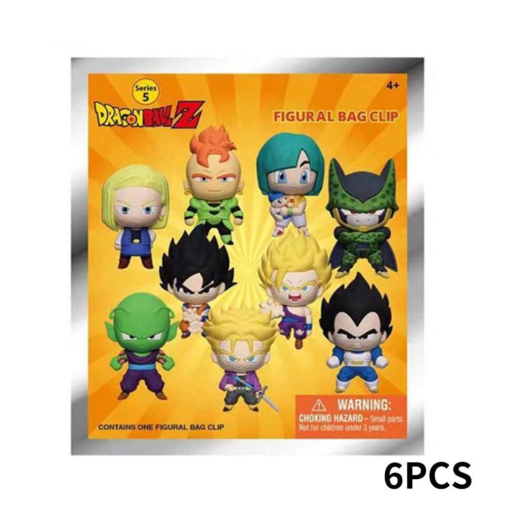 Dragon Ball Z Series 5 Blind Box 3D Foam Bag Clip Collectible Keychain