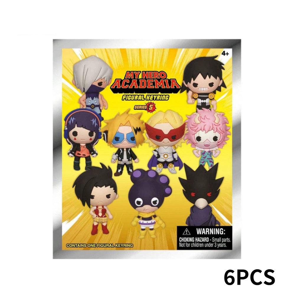 My Hero Academia Series 5 Blind Box 3D Foam Bag Clip Collectible Keychain