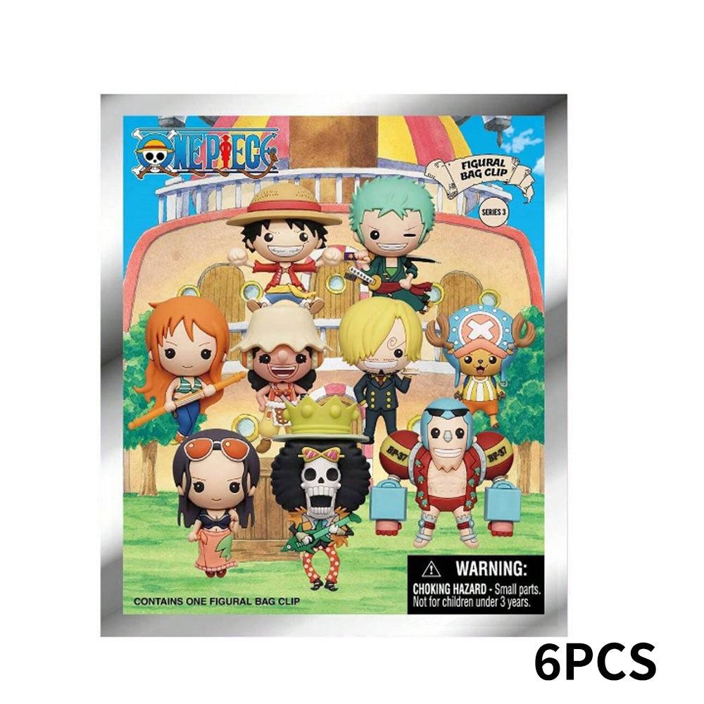 ONE PIECE Series 3 Blind Box 3D Foam Bag Clip Collectible Keychain