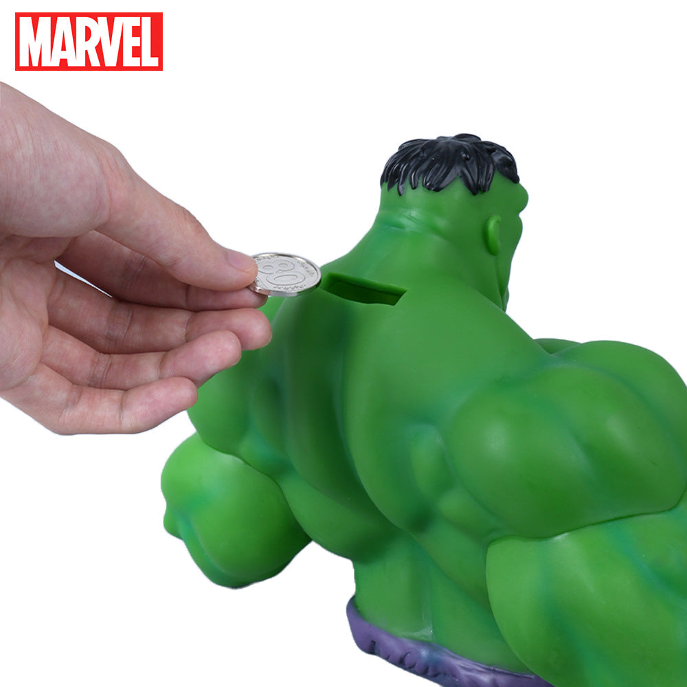 Marvel Avengers Bust Hulk 7.8" PVC Bank | Hulk Coin Bank for Home Decor & Gifts