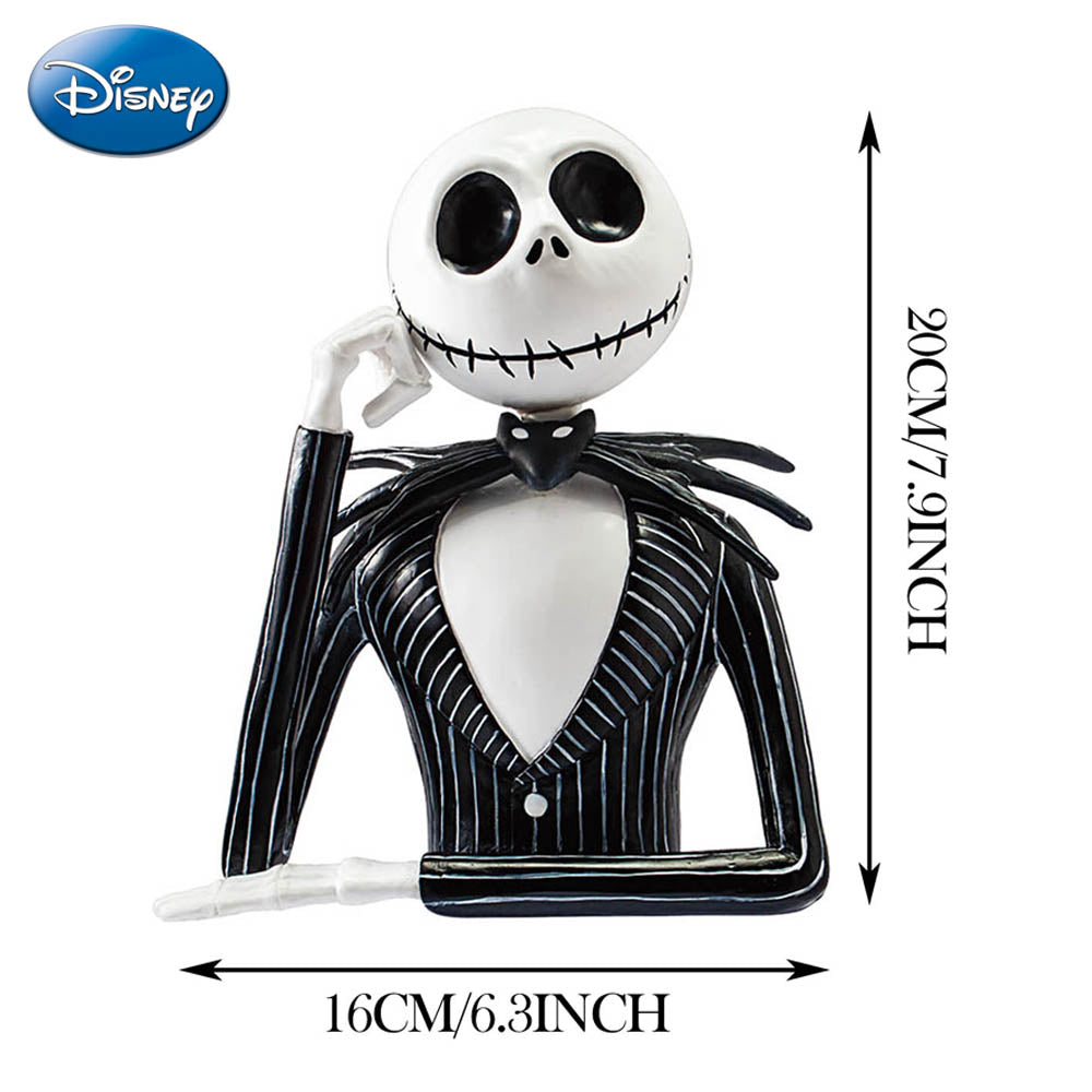 Disney The Nightmare Before Christmas Jack 7.9" PVC Bank | Jack Skellington Coin Bank for Halloween & Gifts