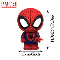 Marvel Spider-Man Jumbo Metallic 8.7" PVC Bank | Coin Bank Collectible Gift for Marvel Fans & Decor