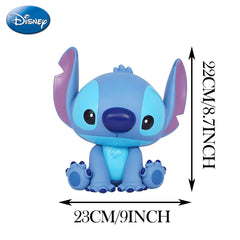 Disney Stitch 8.7" PVC Figural Bank | Stitch Coin Bank for Disney Fans & Collectors